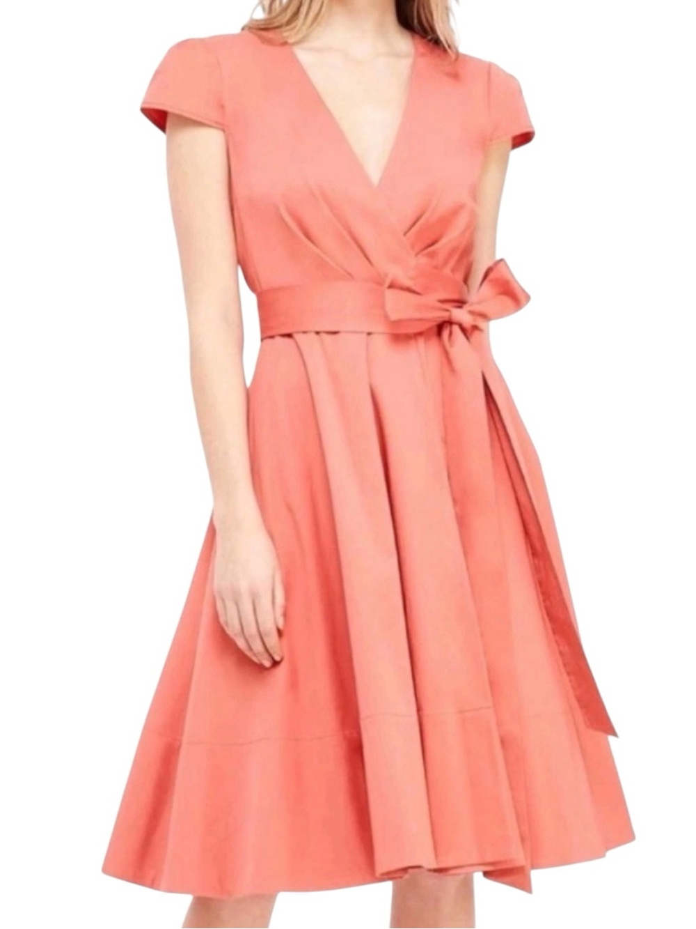 Gal Meets Glam Addison Wrap Midi Dress